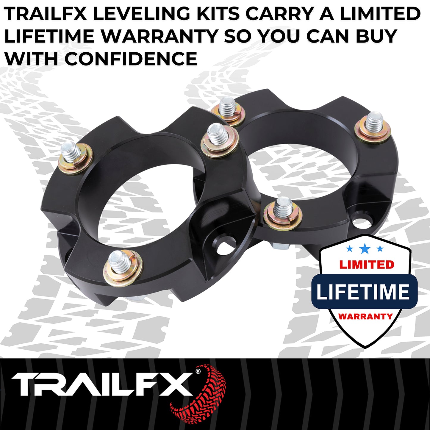 With Spacers/ Installation Hardware by TrailFX