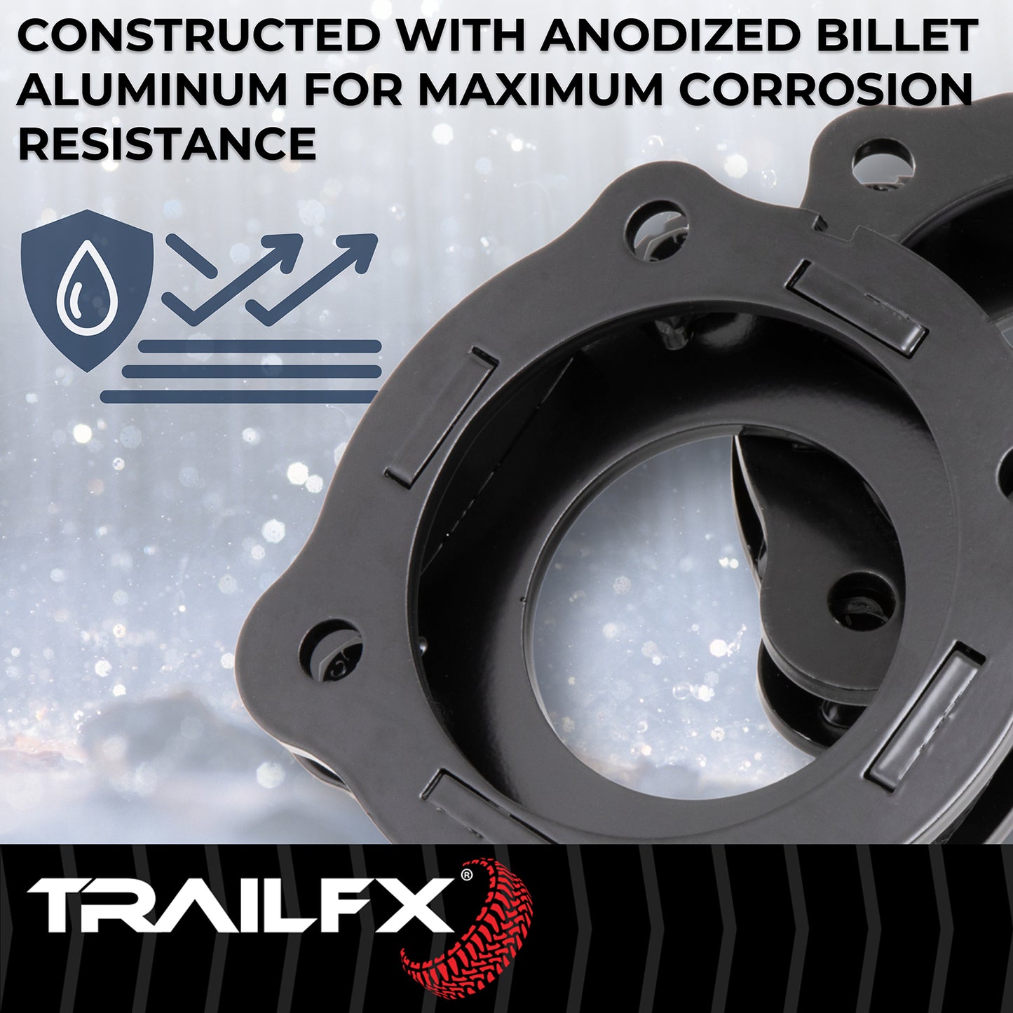 1-1/2 Inch Lift, Coil Spring Spacers, With Spacers/ Installation Hardware by TrailFX