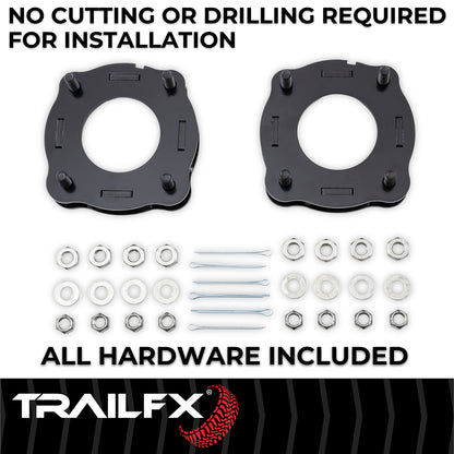 1-1/2 Inch Lift, Coil Spring Spacers, With Spacers/ Installation Hardware by TrailFX