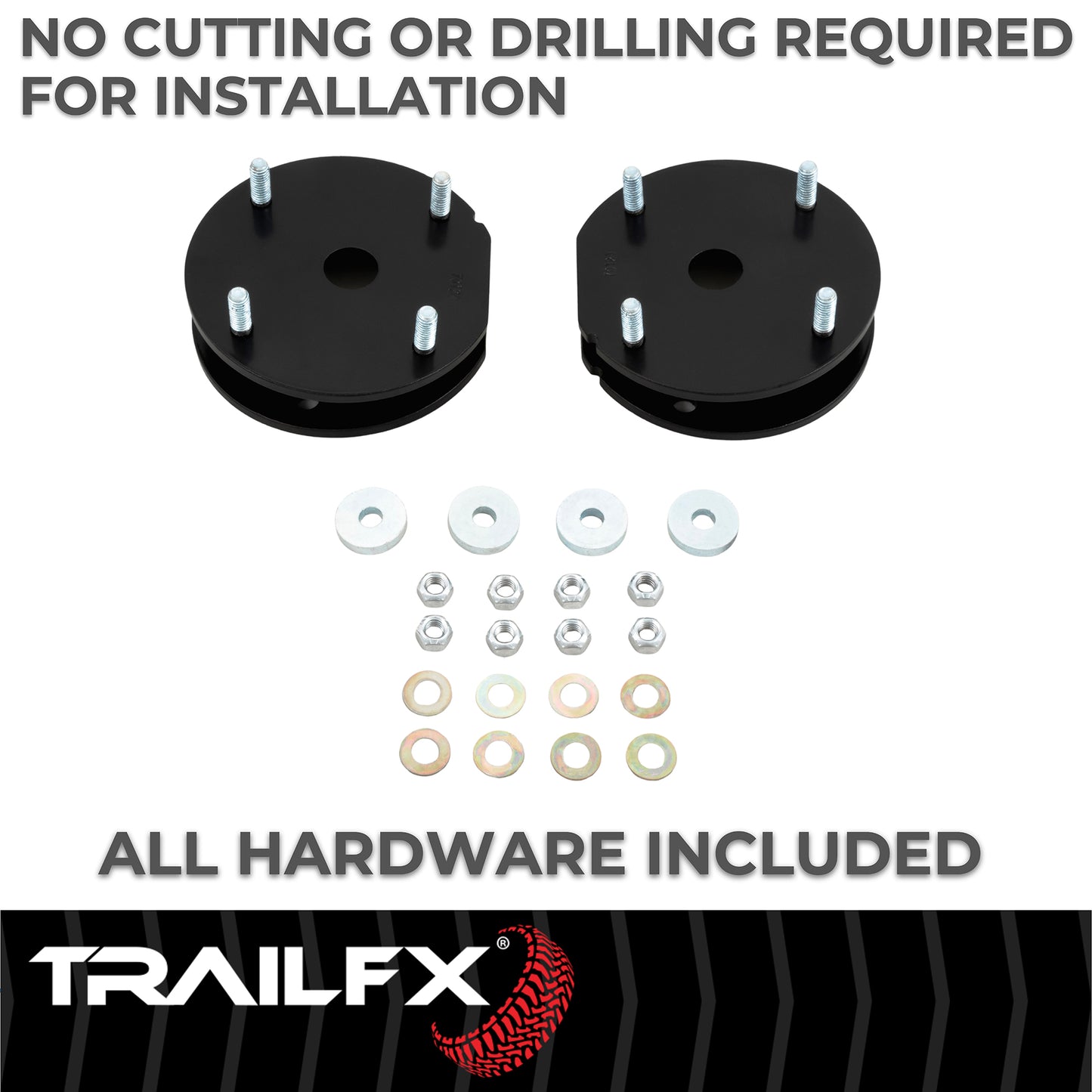 With Spacers/ Installation Hardware by TrailFX