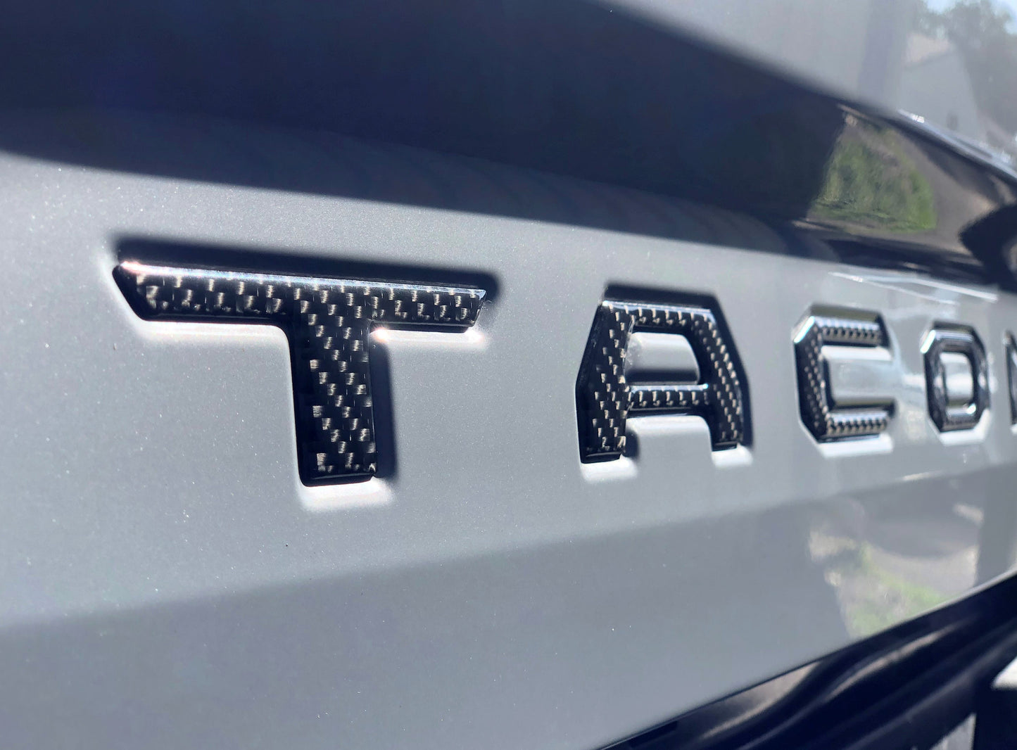 Tailgate Letter Inserts Fits 2016-2023 Toyota Tacoma by Tufskinz.com