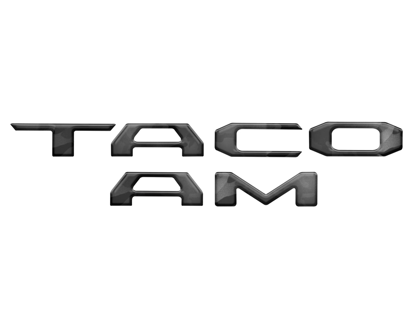 Tailgate Letter Inserts Fits 2016-2023 Toyota Tacoma by Tufskinz.com