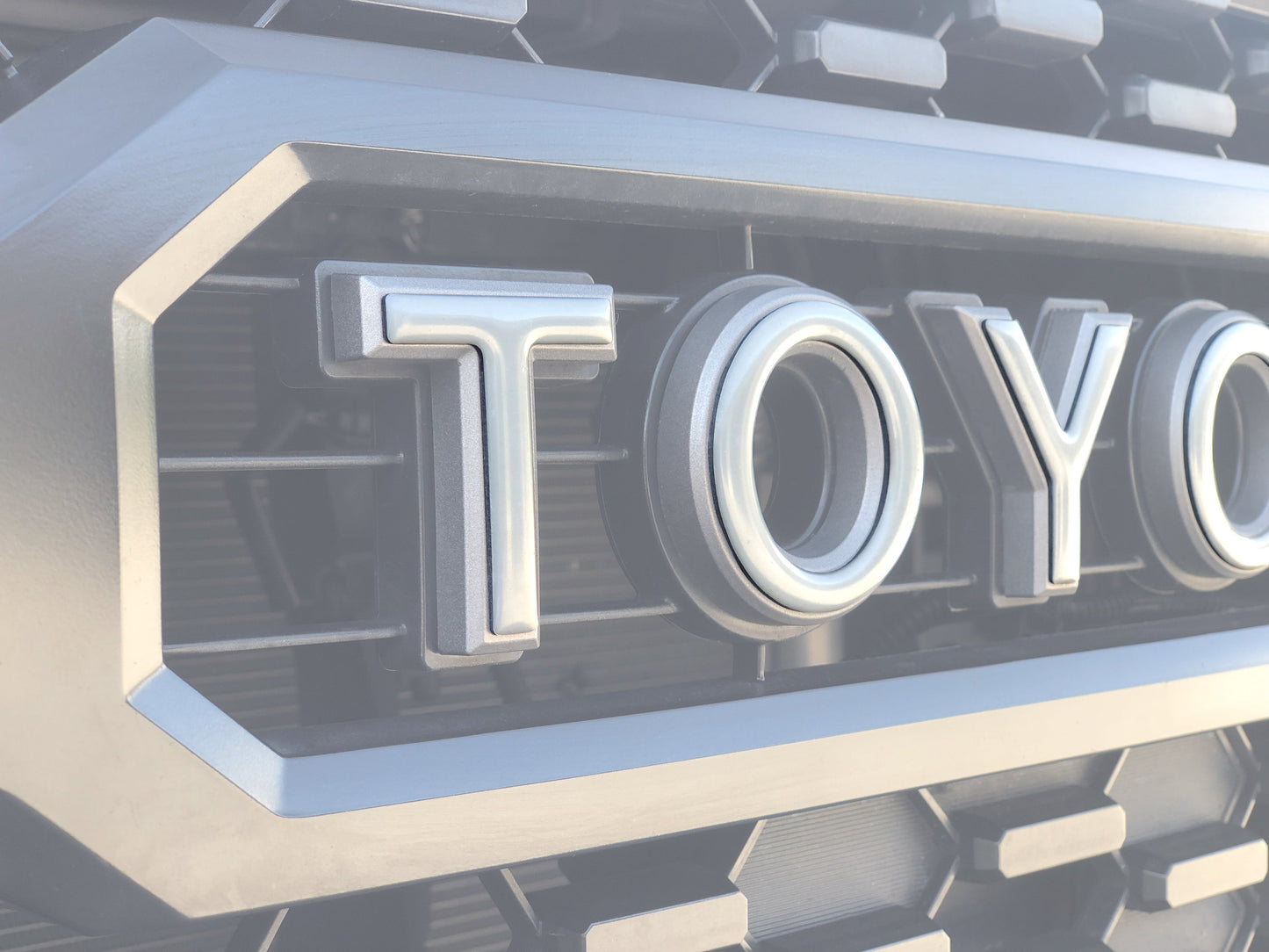 Grille Letter Overlays Fits 2016-2026 Toyota Tacoma by Tufskinz.com