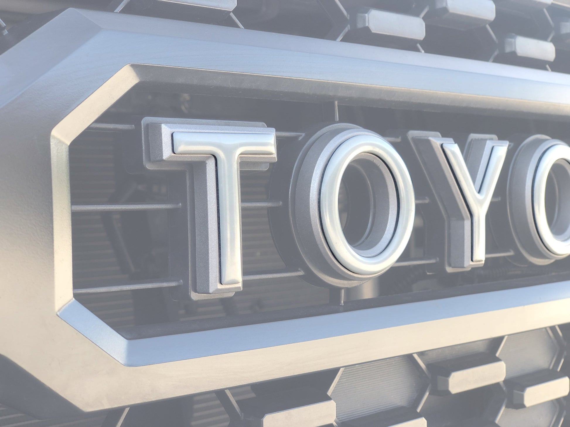 Grille Letter Overlays Fits 2016-2026 Toyota Tacoma by Tufskinz.com