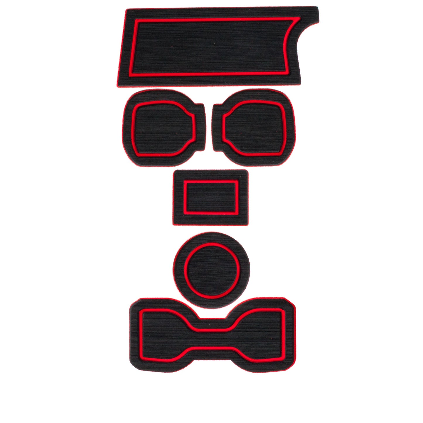 Center Console Cup Holder Inserts Fits 2016-2023 Toyota Tacoma by Tufskinz.com