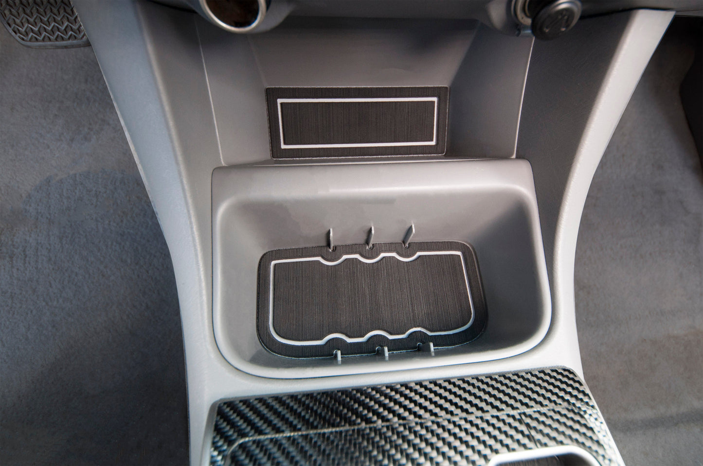 Foam Cup Holder Inserts (Automatic) Fits 2005-2015 Toyota Tacoma by Tufskinz.com