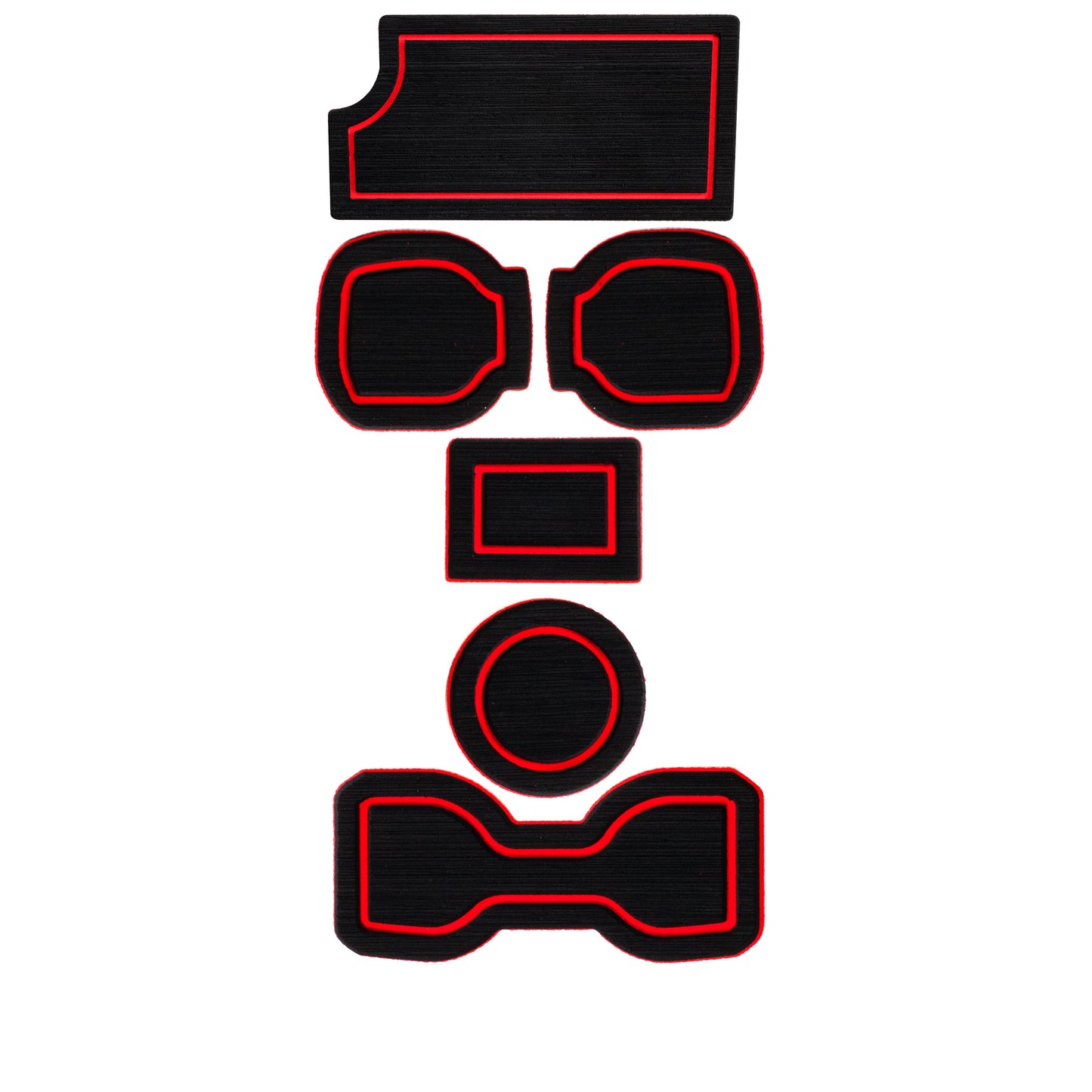 Center Console Cup Holder Inserts Fits 2016-2023 Toyota Tacoma by Tufskinz.com