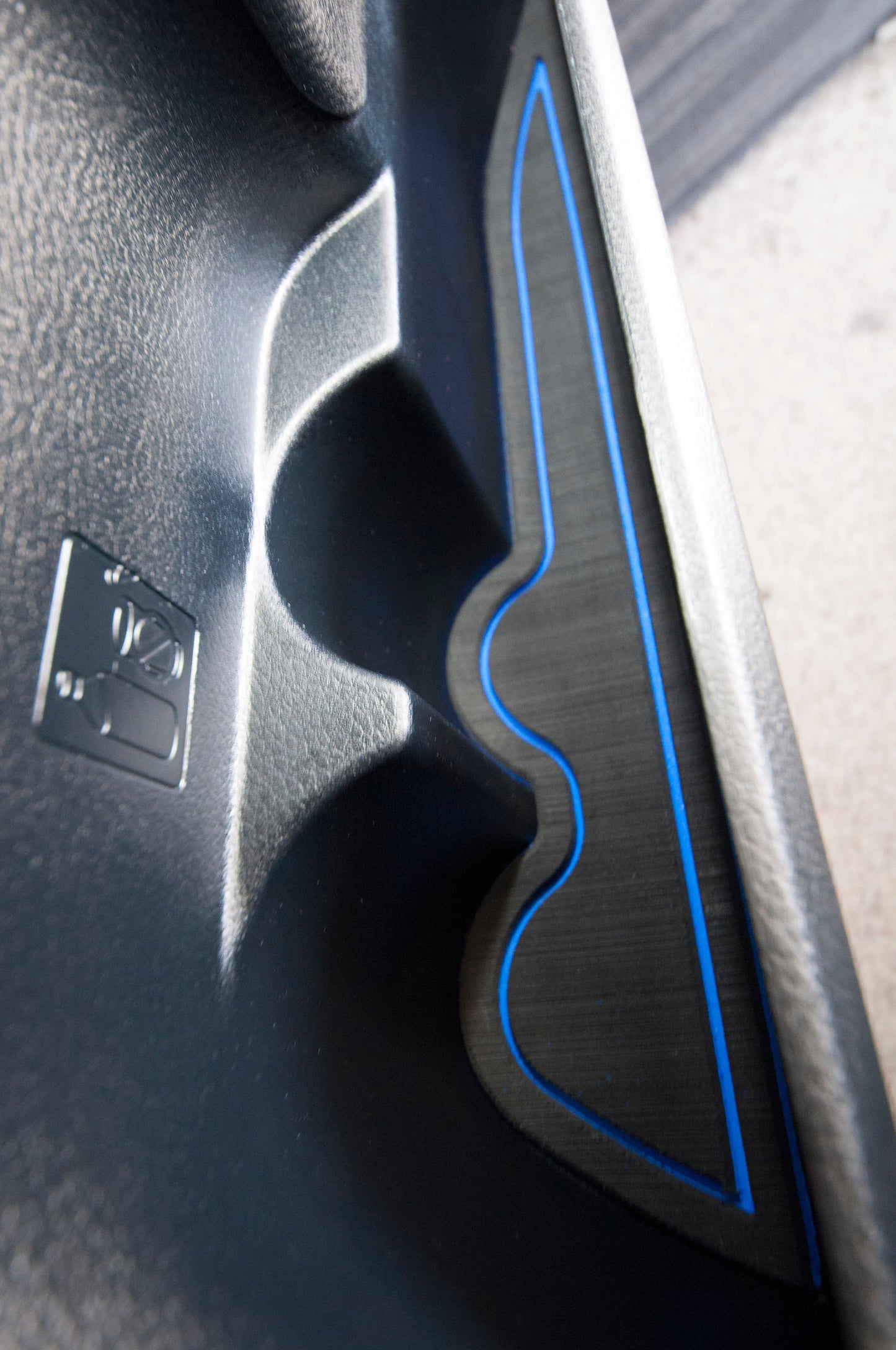 Side Door Pocket Cup Holder Inserts Fits 2016-2023 Toyota Tacoma by Tufskinz.com