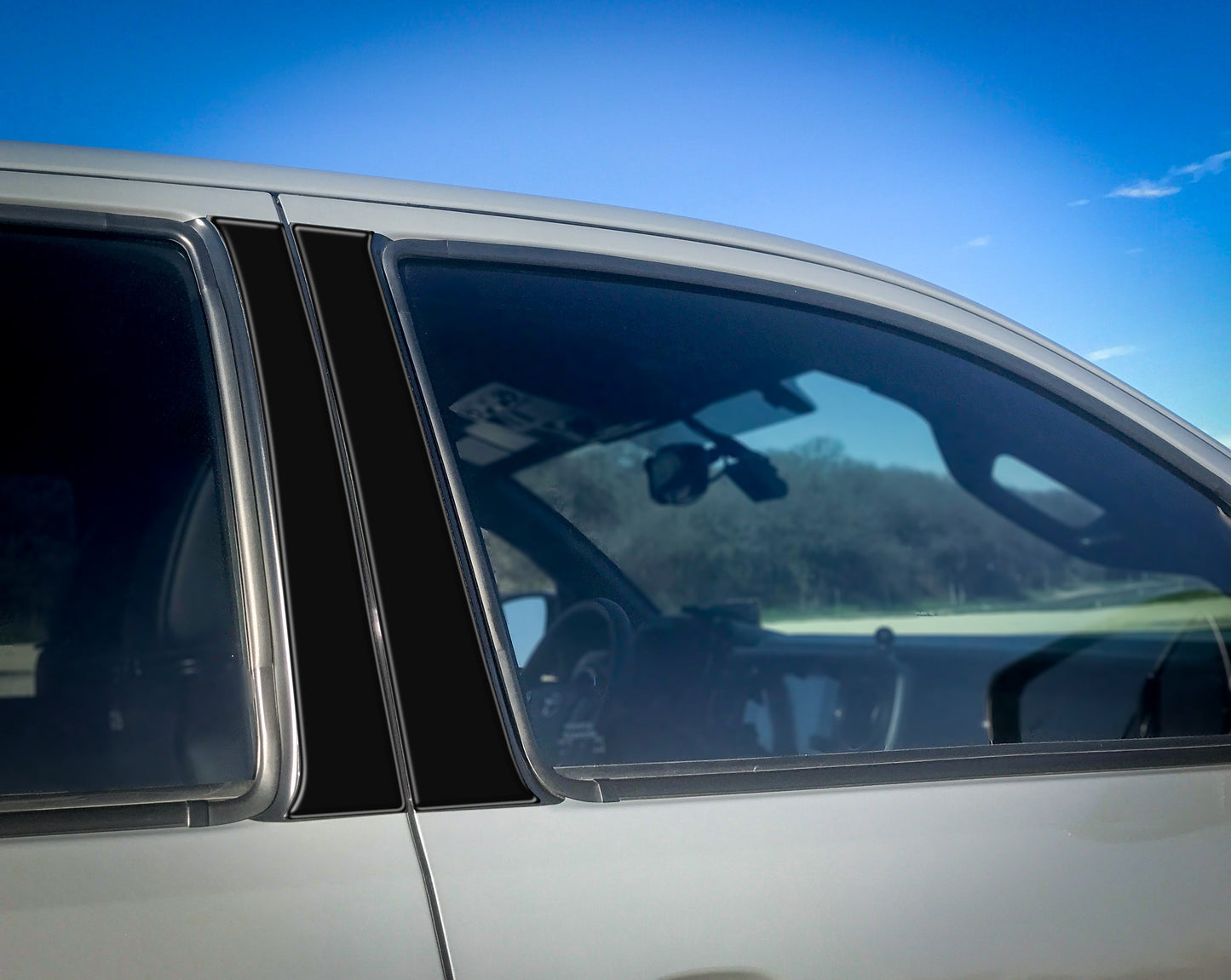 Door Pillar Overlays Fits 2016-2023 Toyota Tacoma by Tufskinz.com