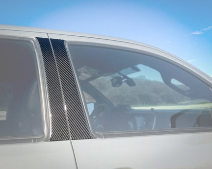 Door Pillar Overlays Fits 2016-2023 Toyota Tacoma by Tufskinz.com