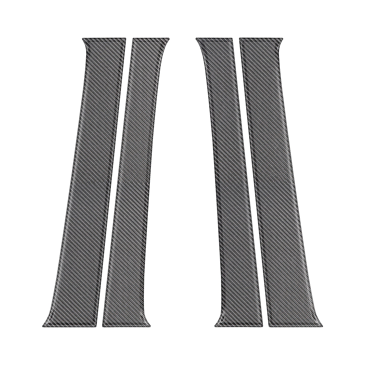Door Pillar Overlays Fits 2016-2023 Toyota Tacoma by Tufskinz.com