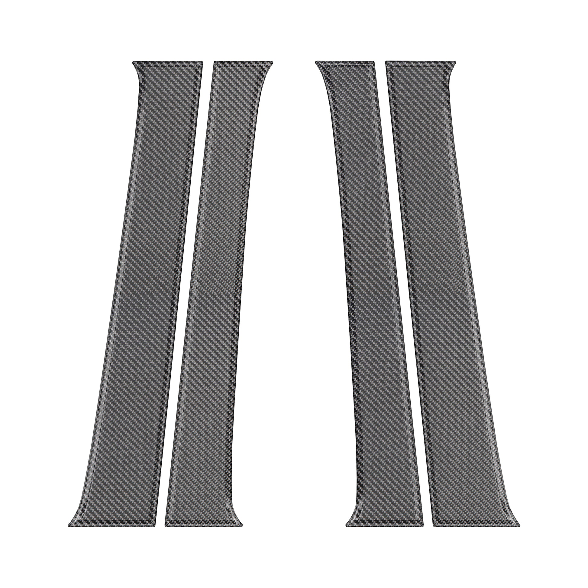 Door Pillar Overlays Fits 2016-2023 Toyota Tacoma by Tufskinz.com