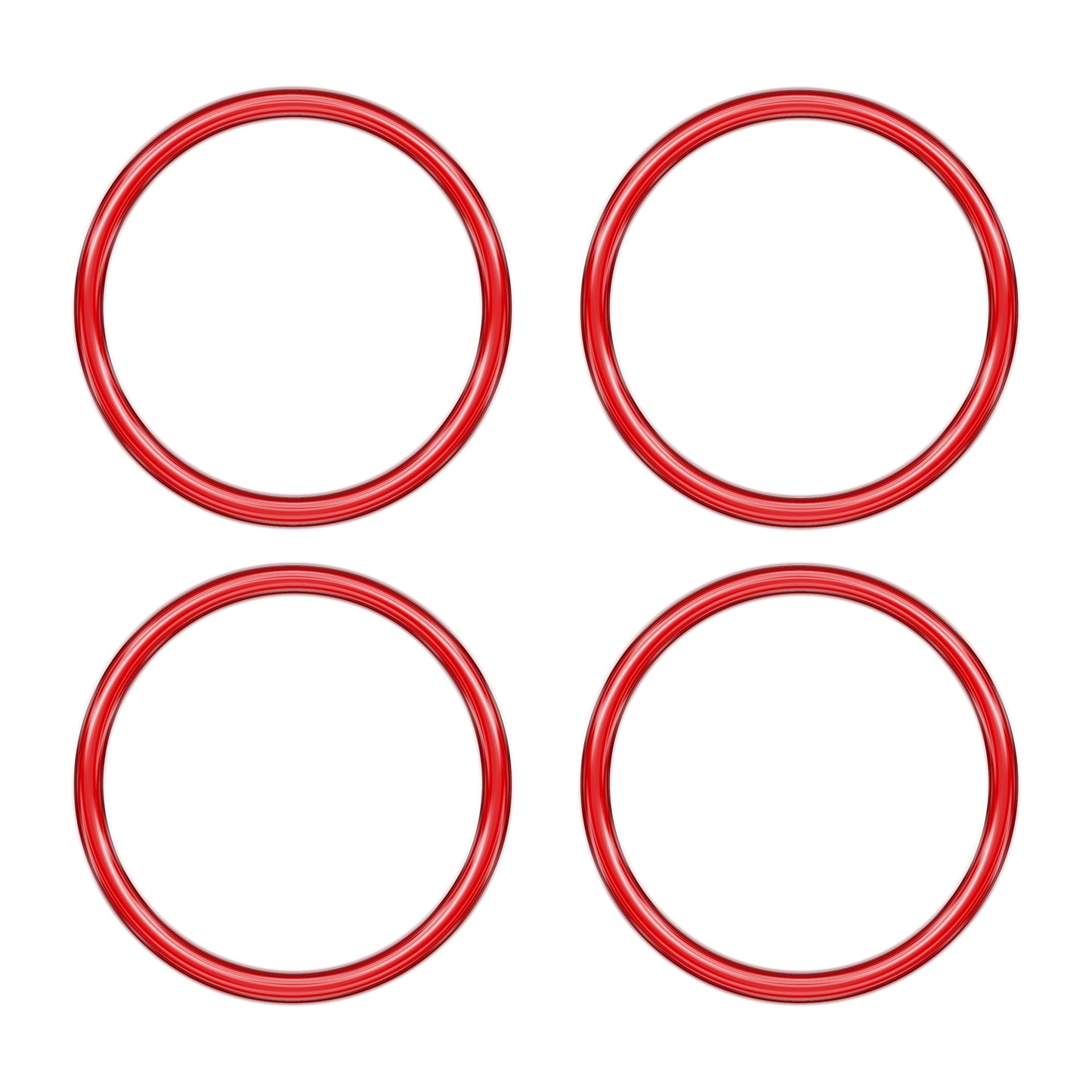 A/C Vent Rings Accent Trim Fits 2016-2023 Toyota Tacoma by Tufskinz.com