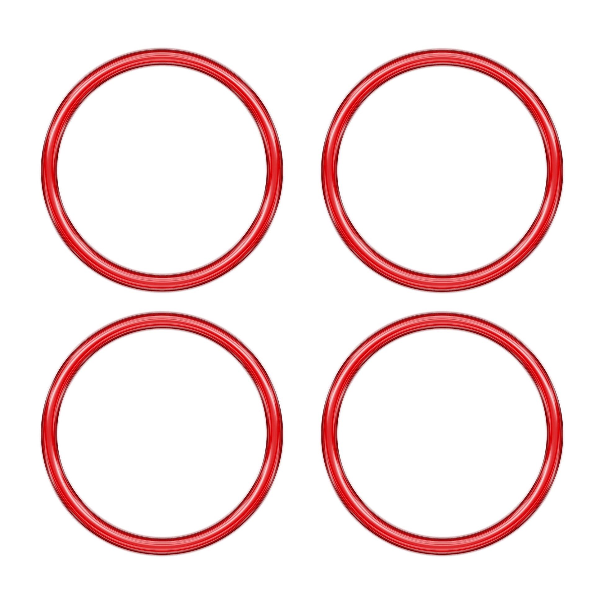 A/C Vent Rings Accent Trim Fits 2016-2023 Toyota Tacoma by Tufskinz.com