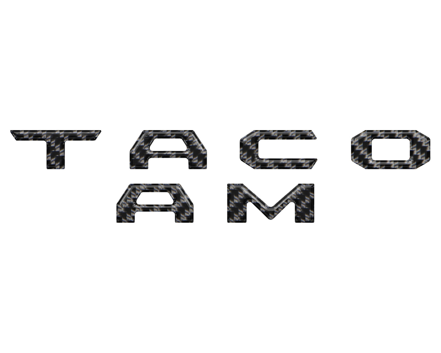Glove Box Letter Inserts Fits 2016-2023 Toyota Tacoma by Tufskinz.com