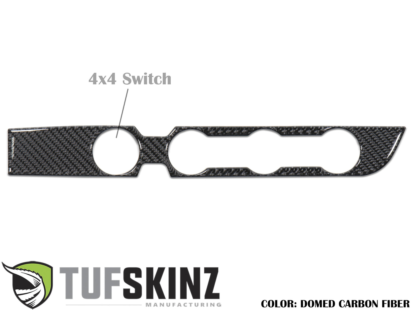 Climate Control Accent Overlay Fits 2016-2023 Toyota Tacoma by Tufskinz.com