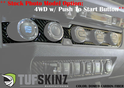 Climate Control Accent Overlay Fits 2016-2023 Toyota Tacoma by Tufskinz.com