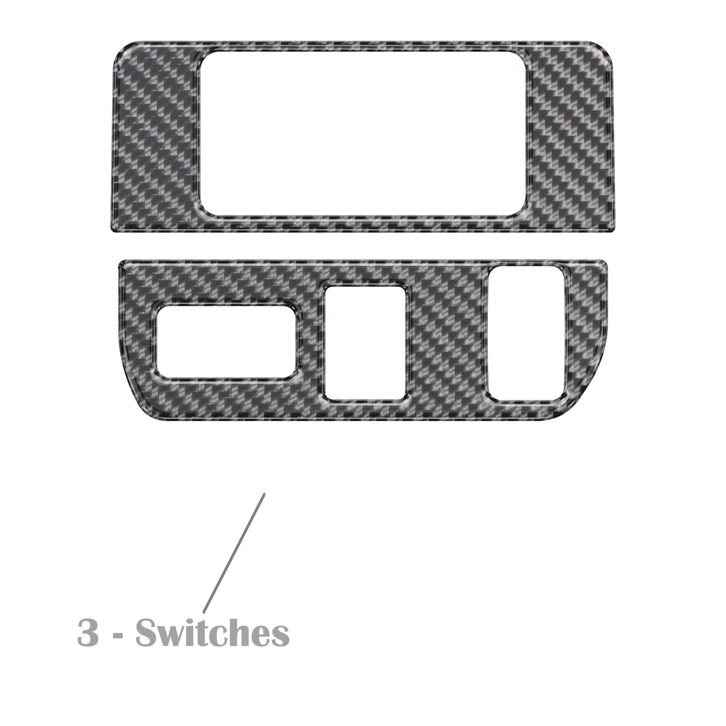 Dim Light Control Accent Overlays Fits 2016-2023 Toyota Tacoma by Tufskinz.com