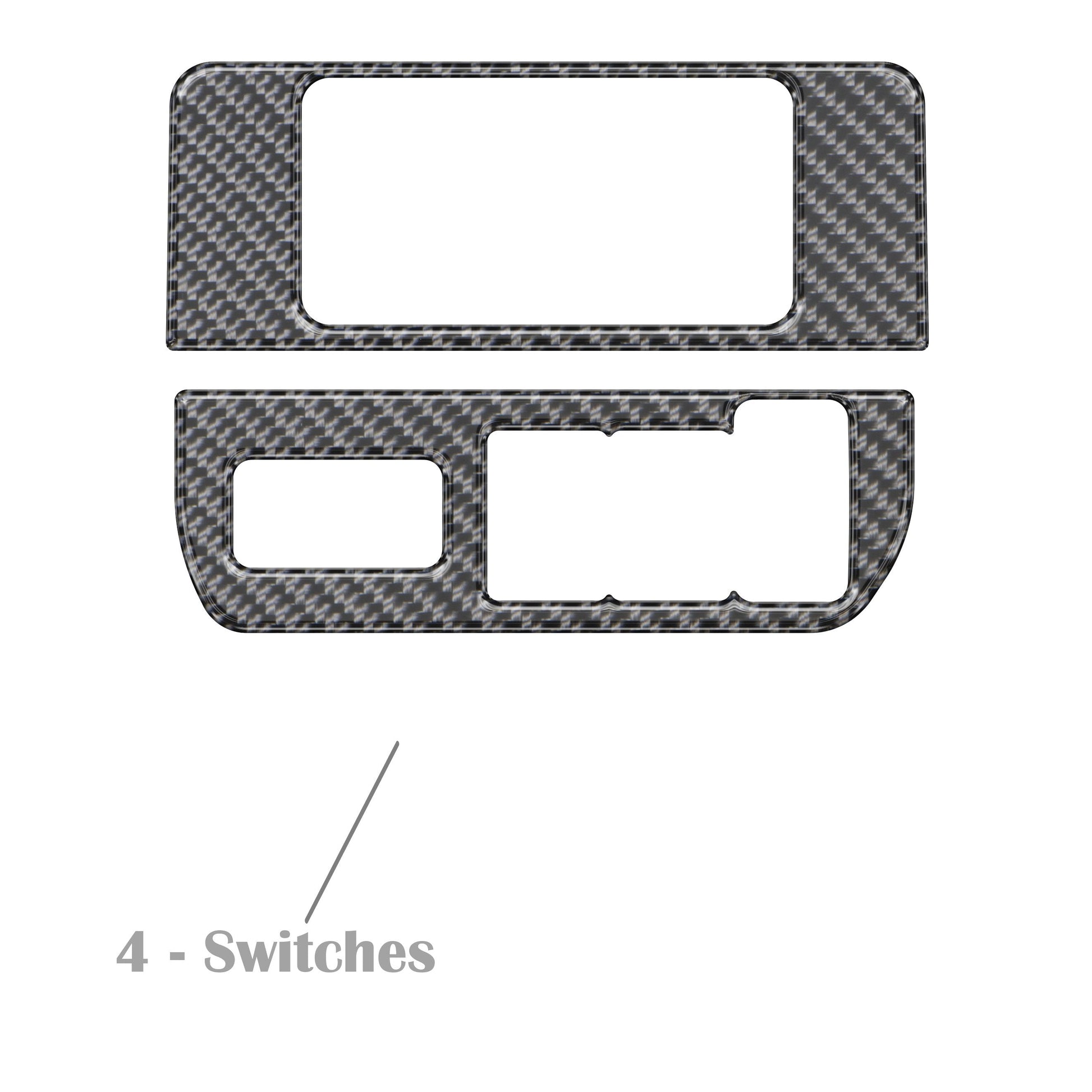 Dim Light Control Accent Overlays Fits 2016-2023 Toyota Tacoma by Tufskinz.com