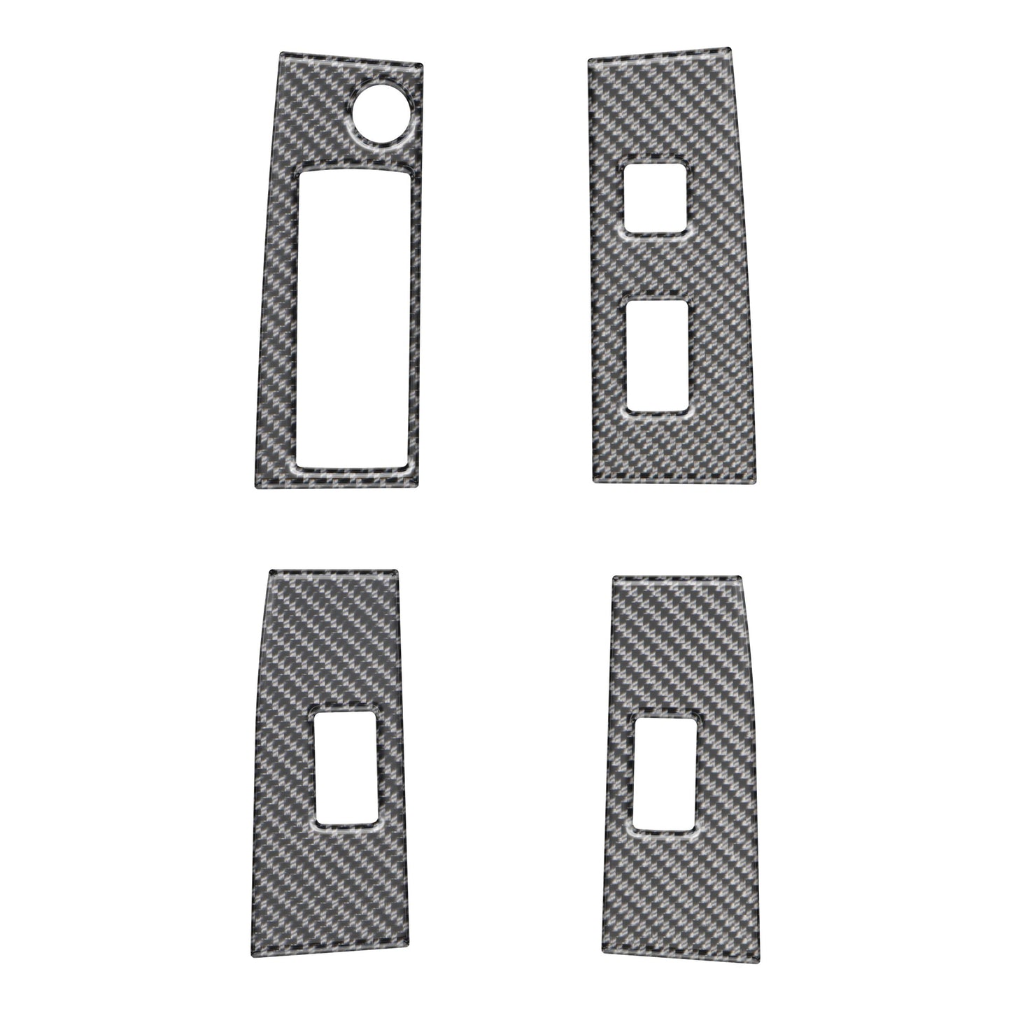 Door Switch Panel Accent Overlays Fits 2016-2023 Toyota Tacoma by Tufskinz.com