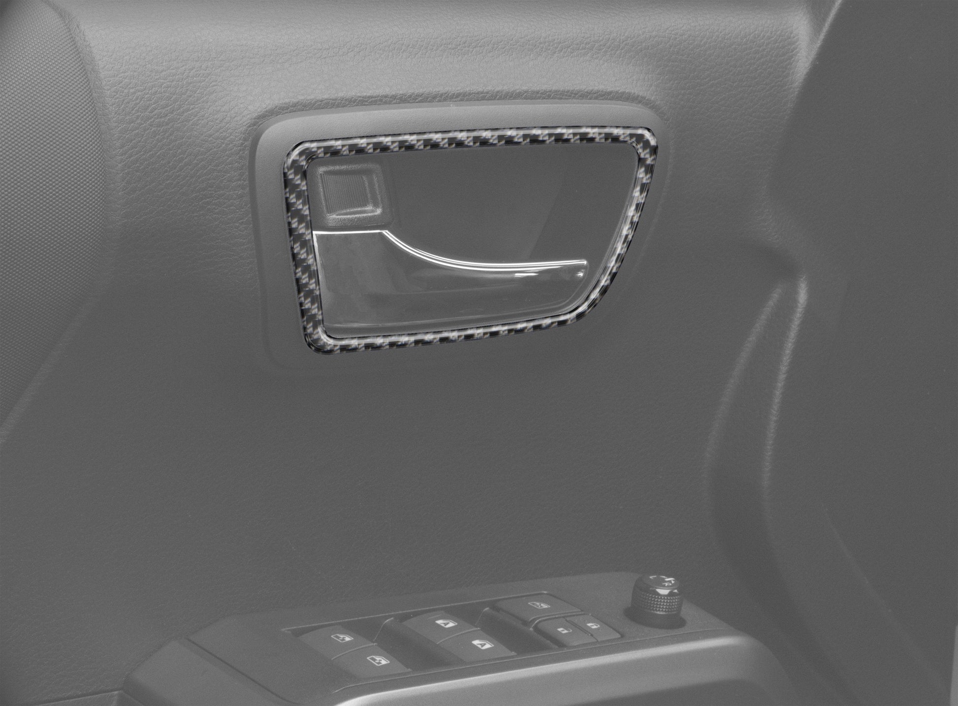 Door Handle Surround Accent Overlays Fits 2016-2023 Toyota Tacoma by Tufskinz.com