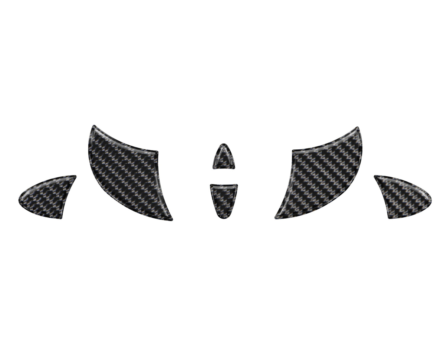 Steering Wheel Emblem Inserts Fits 2014-2024 Toyota Corolla by Tufskinz.com