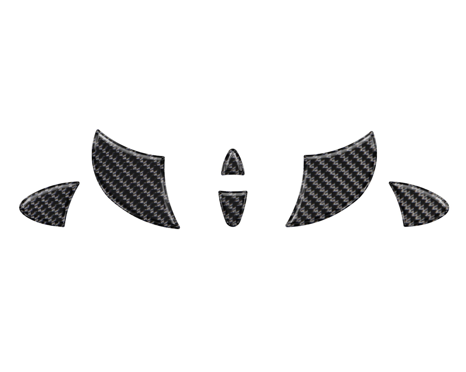 Steering Wheel Emblem Inserts Fits 2006-2014 Toyota FJ Cruiser by Tufskinz.com