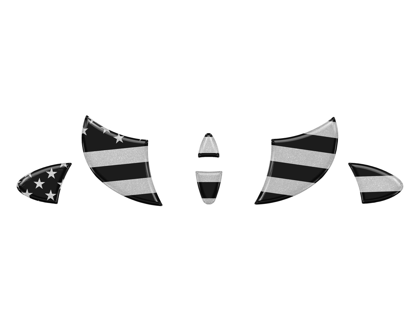 Steering Wheel Emblem Inserts Fits 2014-2024 Toyota Corolla by Tufskinz.com