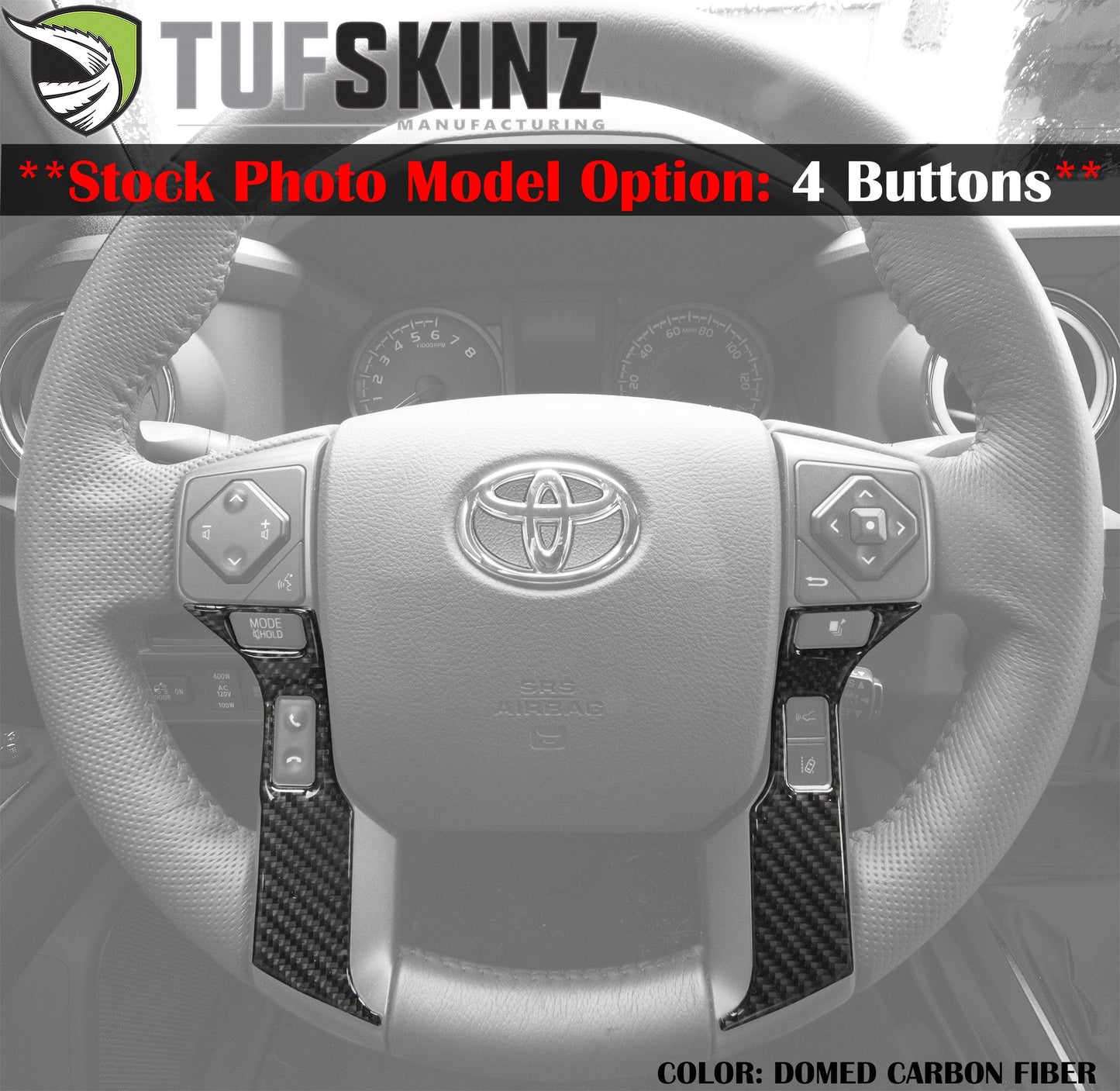 Steering Wheel Trim Fits Toyota Models by Tufskinz.com