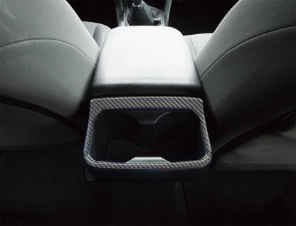 Rear Cup Holder Accent Overlay Fits 2016-2023 Toyota Tacoma by Tufskinz.com