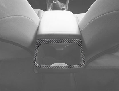 Rear Cup Holder Accent Overlay Fits 2016-2023 Toyota Tacoma by Tufskinz.com