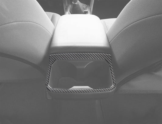 Rear Cup Holder Accent Overlay Fits 2016-2023 Toyota Tacoma by Tufskinz.com