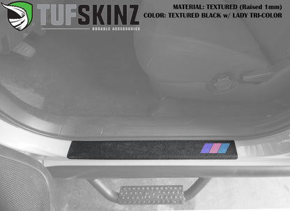 Door Sill Protection Overlays Fits 2005-2023 Toyota Tacoma by Tufskinz.com