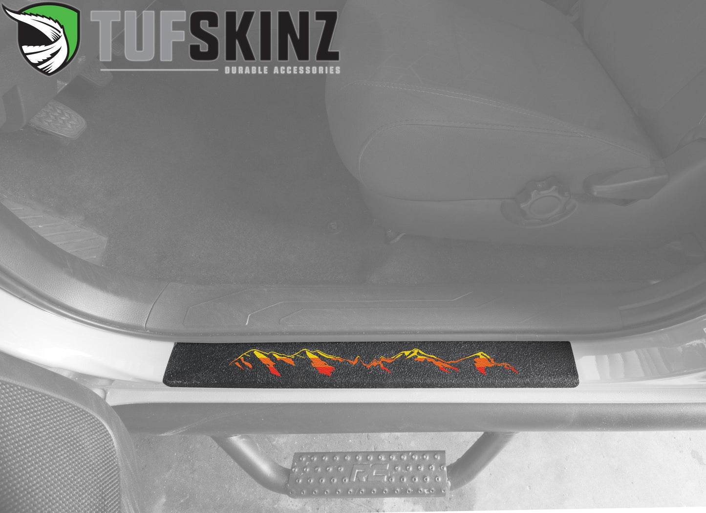 Door Sill Protection Overlays Fits 2005-2023 Toyota Tacoma by Tufskinz.com