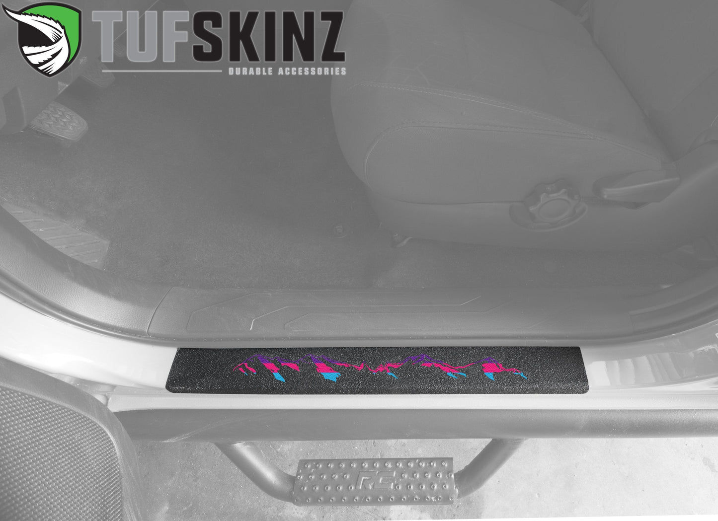 Door Sill Protection Overlays Fits 2005-2023 Toyota Tacoma by Tufskinz.com