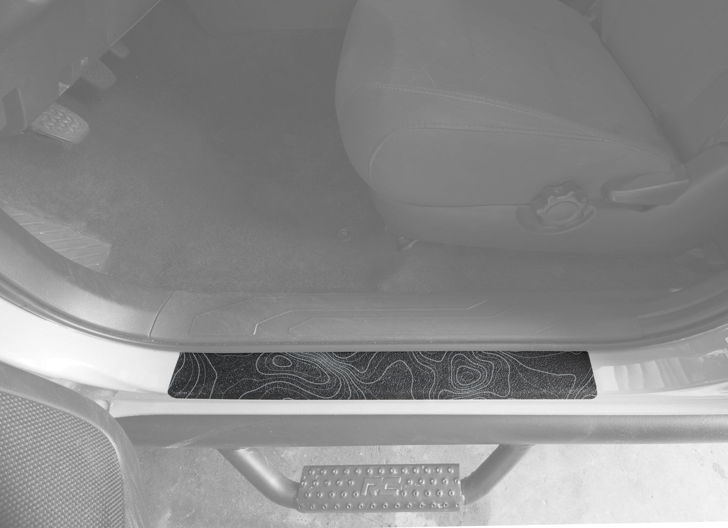 Door Sill Protection Overlays Fits 2005-2023 Toyota Tacoma by Tufskinz.com
