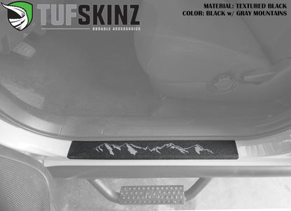 Door Sill Protection Overlays Fits 2005-2023 Toyota Tacoma by Tufskinz.com