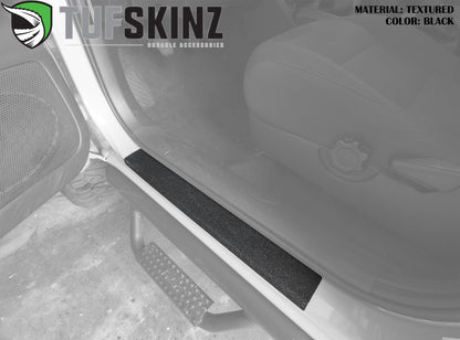 Door Sill Protection Overlays Fits 2005-2023 Toyota Tacoma by Tufskinz.com