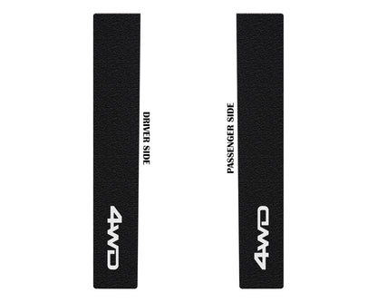 Door Sill Protection Overlays Fits 2005-2023 Toyota Tacoma by Tufskinz.com