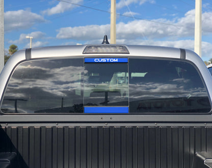 Rear Power Sliding Window Accent Overlays Fits 2016-2023 Toyota Tacoma by Tufskinz.com