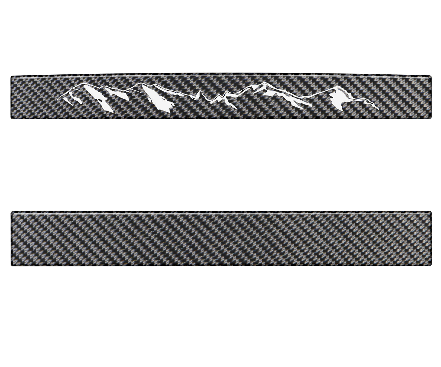 Rear Power Sliding Window Accent Overlays Fits 2016-2023 Toyota Tacoma by Tufskinz.com