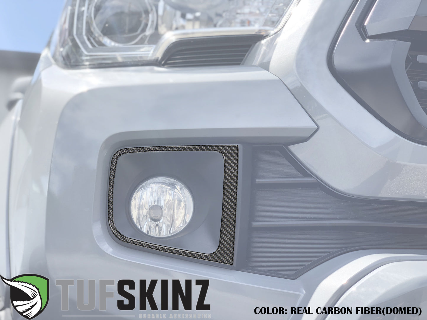 Fog Light Accent Overlays Fits 2016-2023 Toyota Tacoma by Tufskinz.com