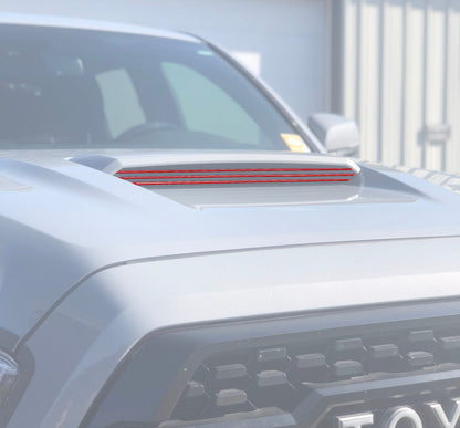 Inner Hood Scoop Line Accents Fits 2016-2023 Toyota Tacoma by Tufskinz.com