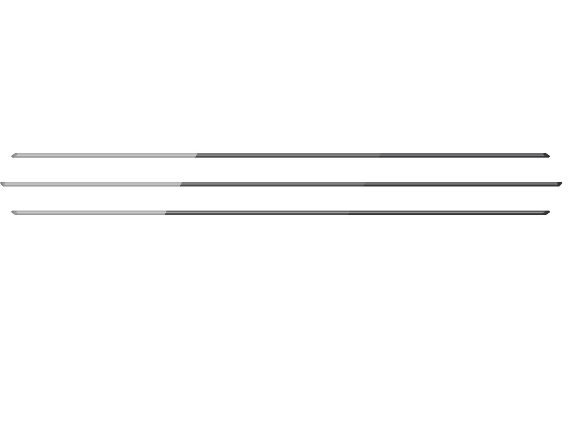 Inner Hood Scoop Line Accents Fits 2016-2023 Toyota Tacoma by Tufskinz.com