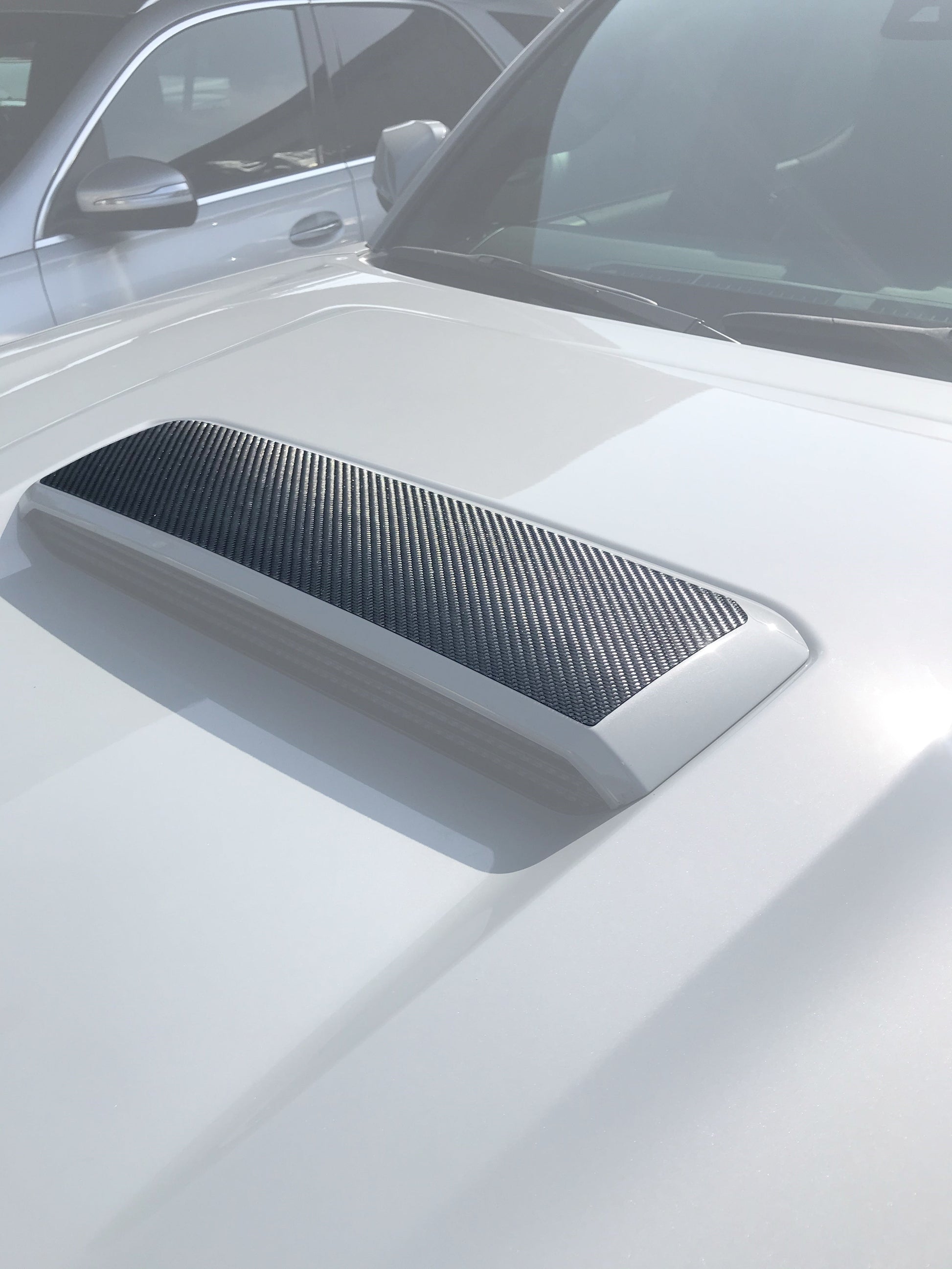 Hood Scoop Accent Overlay Fits 2016-2023 Toyota Tacoma by Tufskinz.com