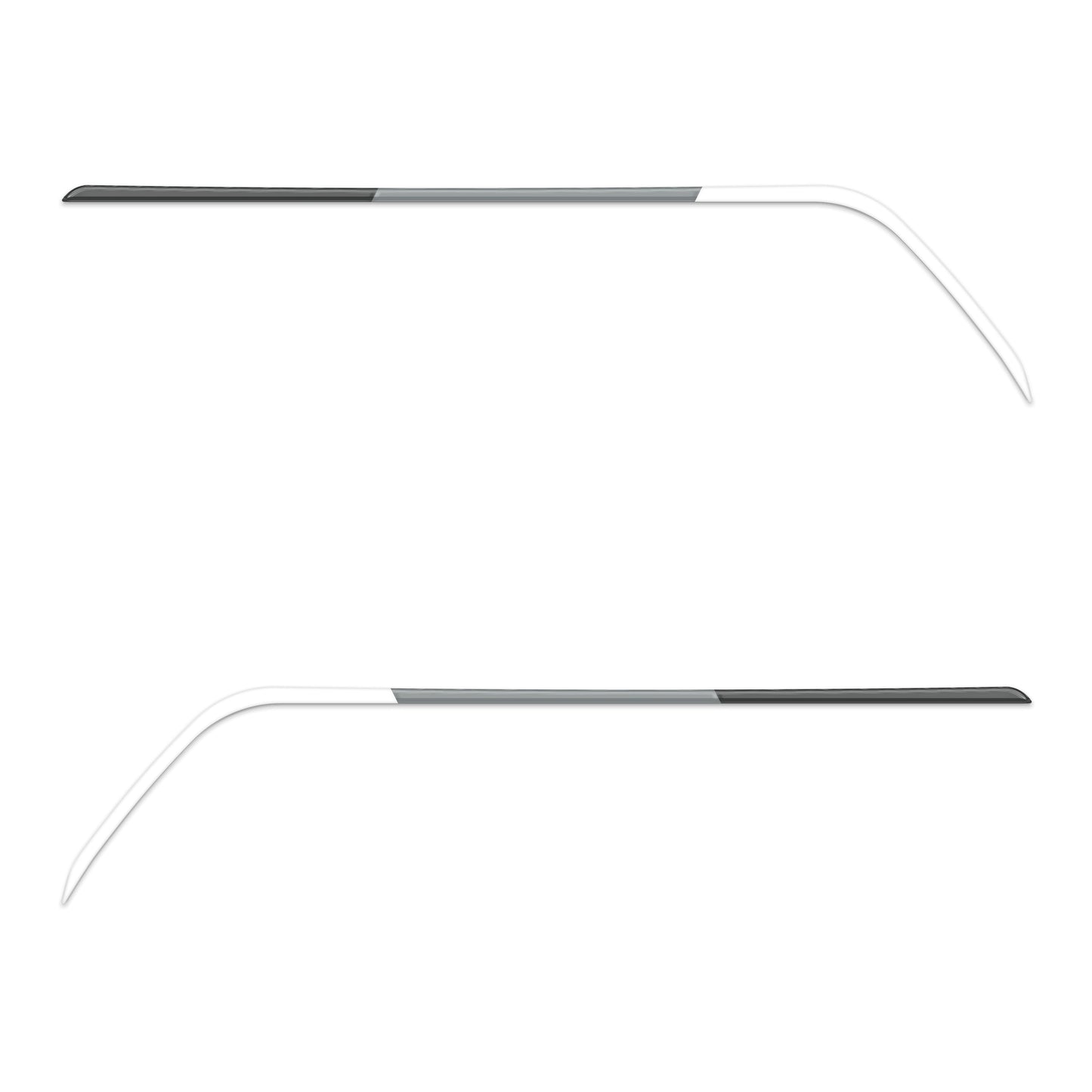 Door Switch Side Panel Line Inserts Fits 2016-2023 Toyota Tacoma by Tufskinz.com