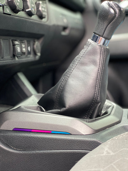 Side Center Console Line Inserts Fits 2016-2023 Toyota Tacoma by Tufskinz.com