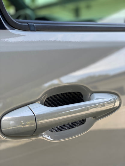 Door Handle Protective Inserts Fits 2016-2023 Toyota Tacoma & 2010-2024 Toyota 4Runner by Tufskinz.com