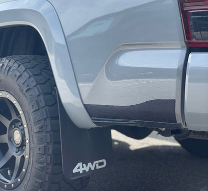 Lower Rear Bed Side Protection Overlays Fits 2016-2023 Toyota Tacoma by Tufskinz.com