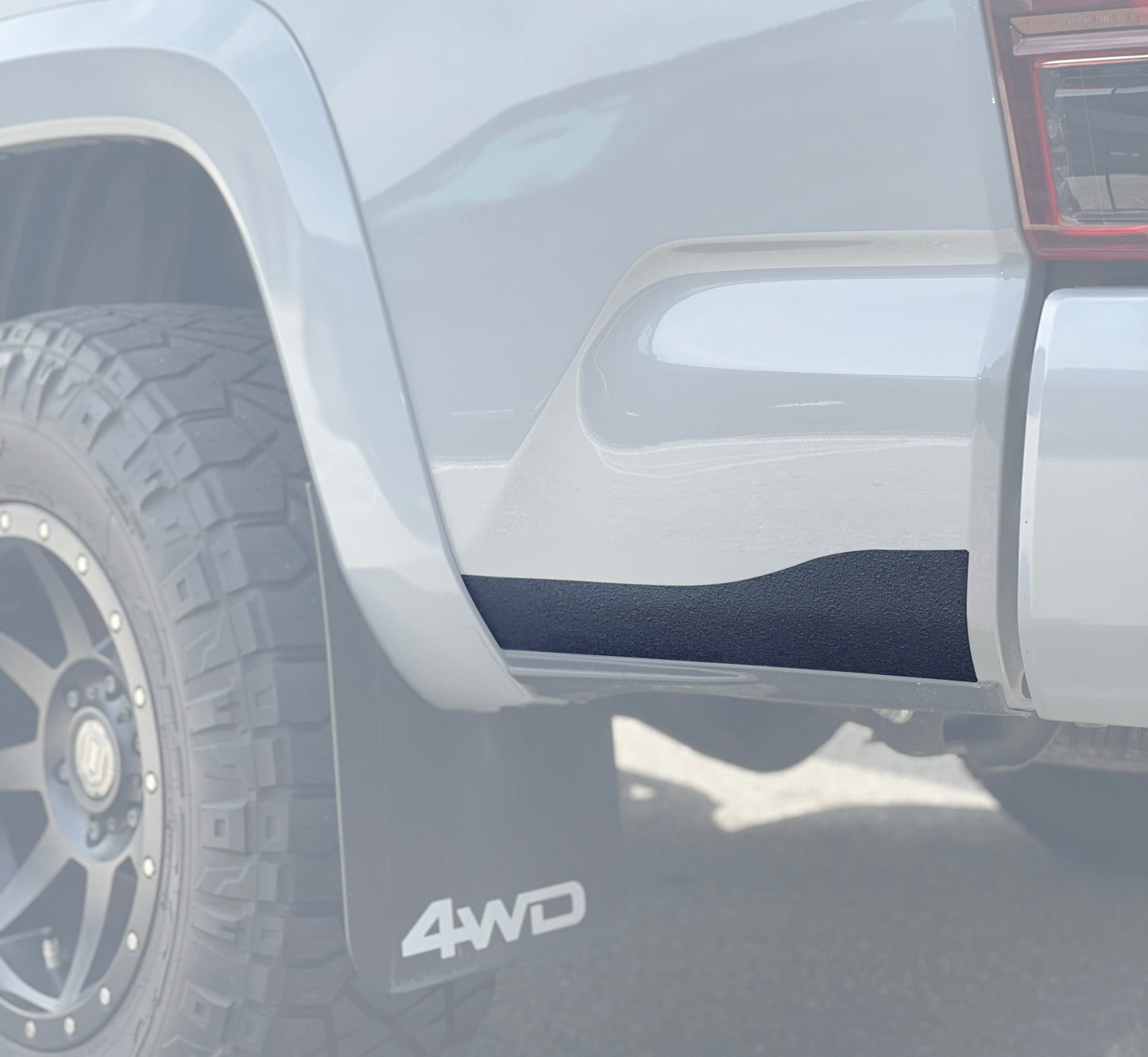 Lower Rear Bed Side Protection Overlays Fits 2016-2023 Toyota Tacoma by Tufskinz.com
